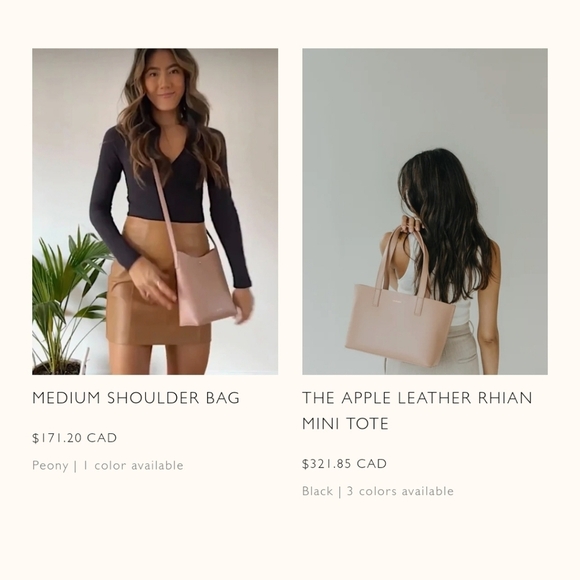 SAMARA Peony Vegan Leather Shoulder Bag - Picture 8 of 9